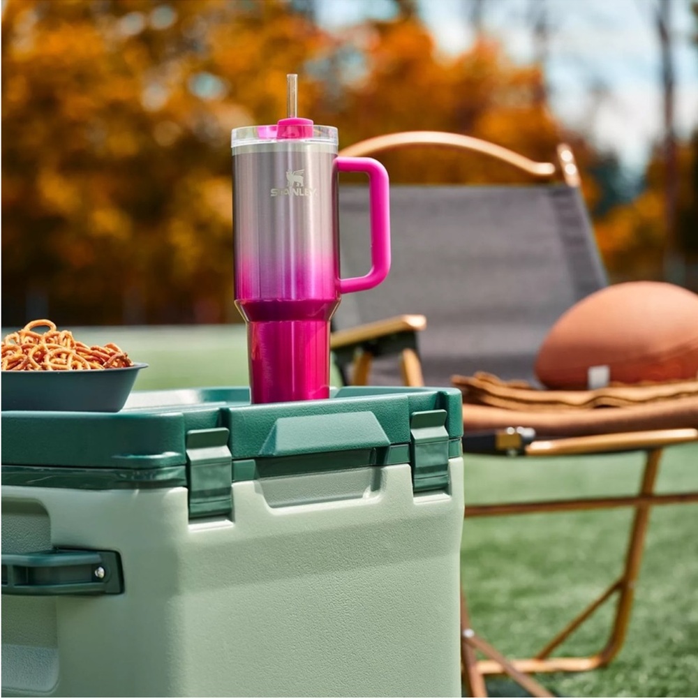 🎉LAST CHANCE🎉Stanley 40 oz. Quencher H2.0 FlowState Tumbler Camelia Gradient - Picture 4 of 14